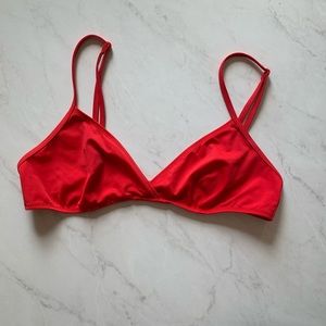 Anthropologie- Red Bikini Top